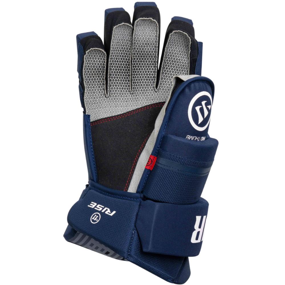 Warrior Rise Jr Ice Hockey Gloves, 12