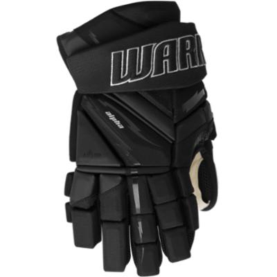 Warrior Alpha Dlx Jr J&auml;&auml;kiekkohanskat, 11", Black