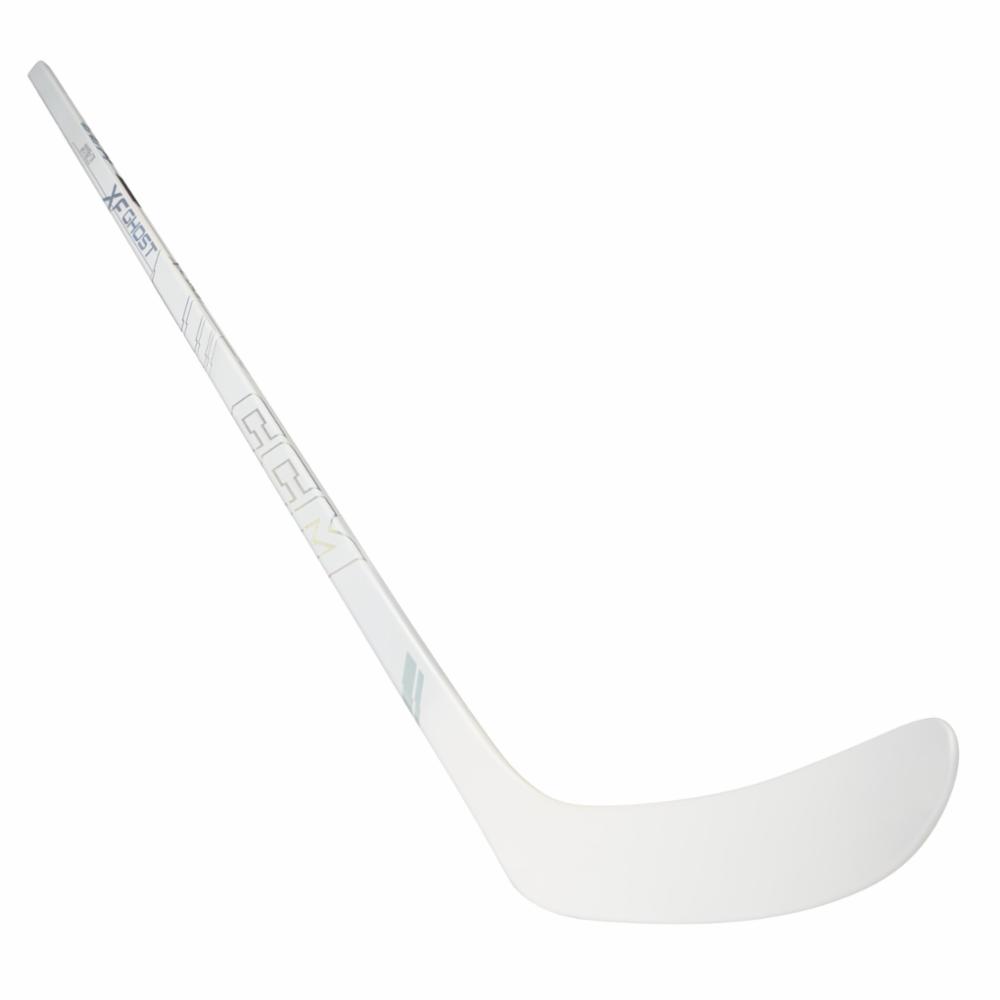 CCM Tacks XF Ghost wht Sr Ice Hockey Stick, L, 65, 28+