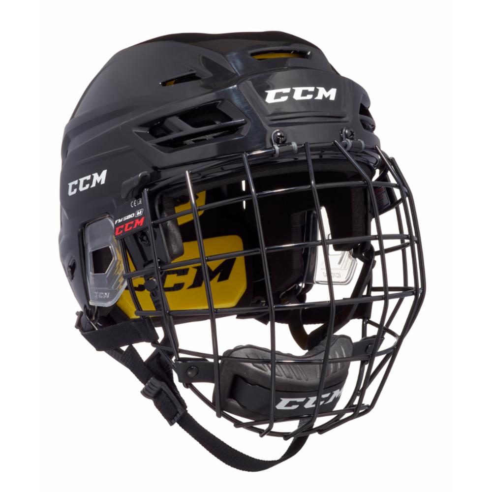CCM Tacks 210 Combo Jääkiekkokypärä, M, Black