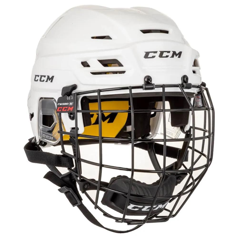 CCM Tacks 210 Combo Jääkiekkokypärä, S, wht