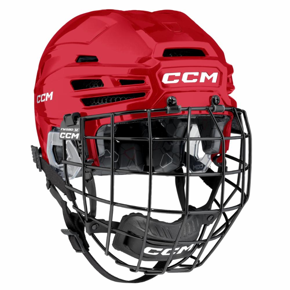 CCM Tacks 920 Combo Jääkiekkokypärä, L, red