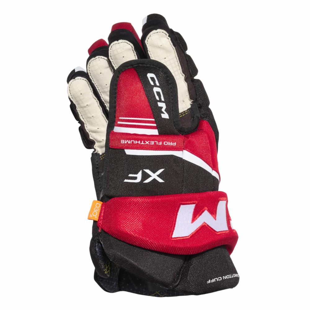 CCM Tacks XF Jr Jääkiekkohanskat, 10
