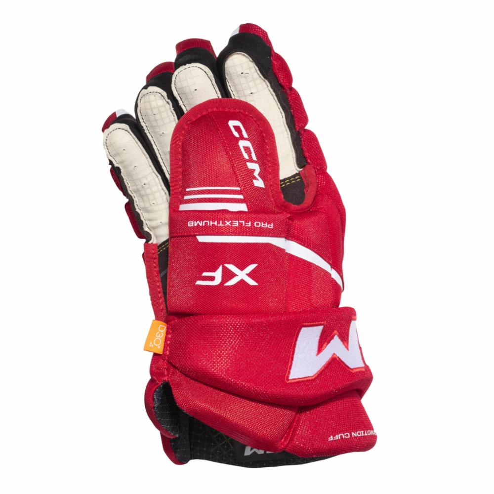 CCM Tacks XF Jr Jääkiekkohanskat, 10