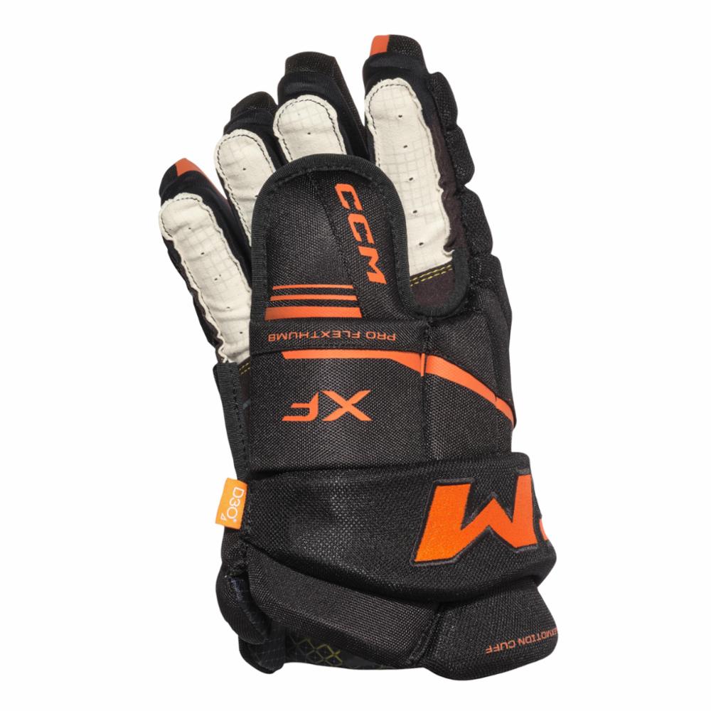 CCM Tacks XF Jr Jääkiekkohanskat, 10