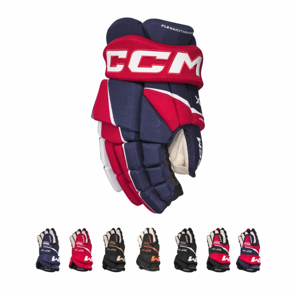 CCM Tacks XF 80 Jr Jääkiekkohanskat