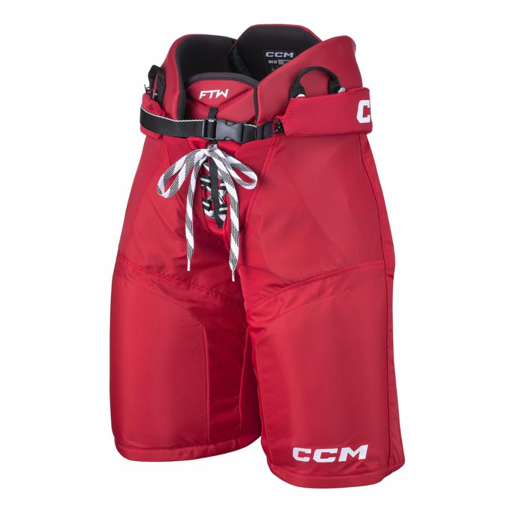 CCM Jetspeed FTW Sr Jääkiekkohousut, S, red