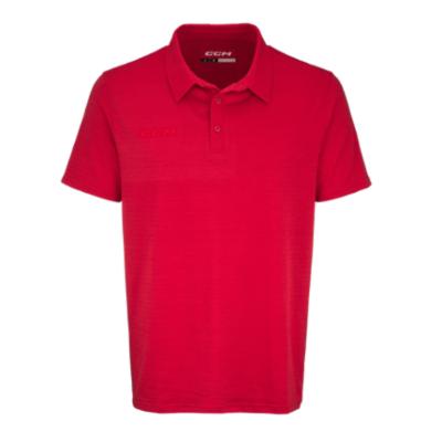 CCM Fitted Polo Sr, 2XL, red