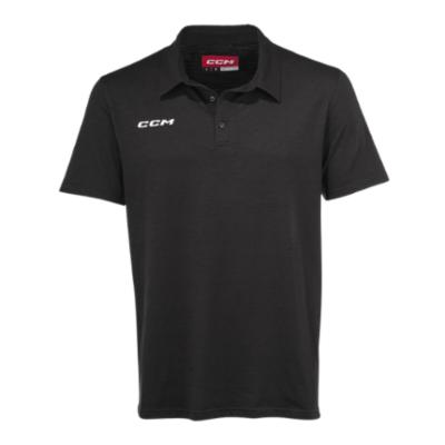 CCM Fitted Polo Sr, S, blk