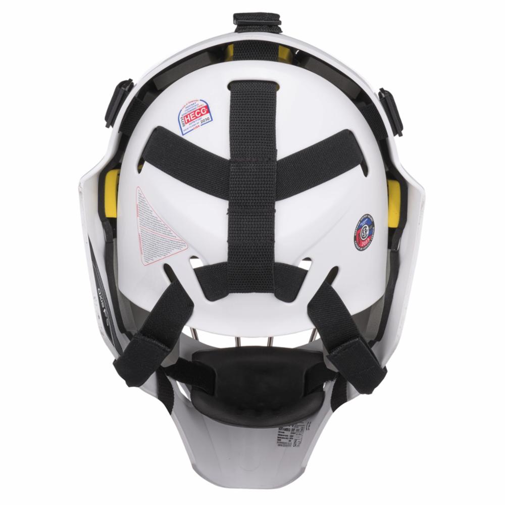 CCM Axis F5 CCE Sr Goalie Mask, wht