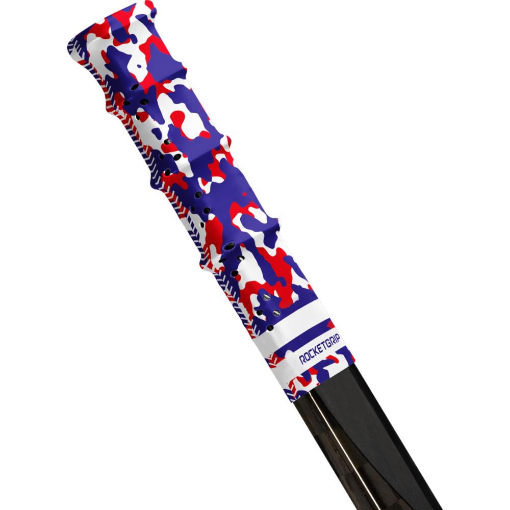 Rocketgrip Hole C, camo dark blue-red