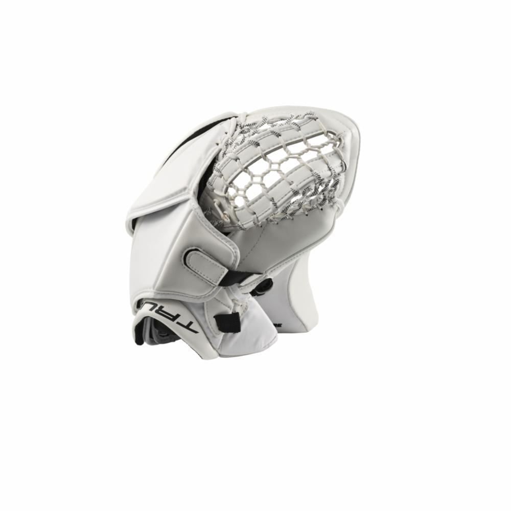 True Hzrdus 9X4 Sr Goalie Catcher Regular, White/Black