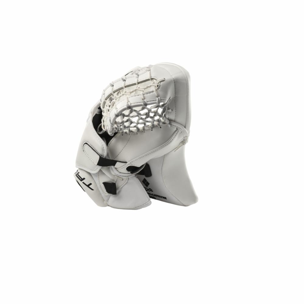 True Hzrdus 9X4 Sr Goalie Catcher Regular, White/Black