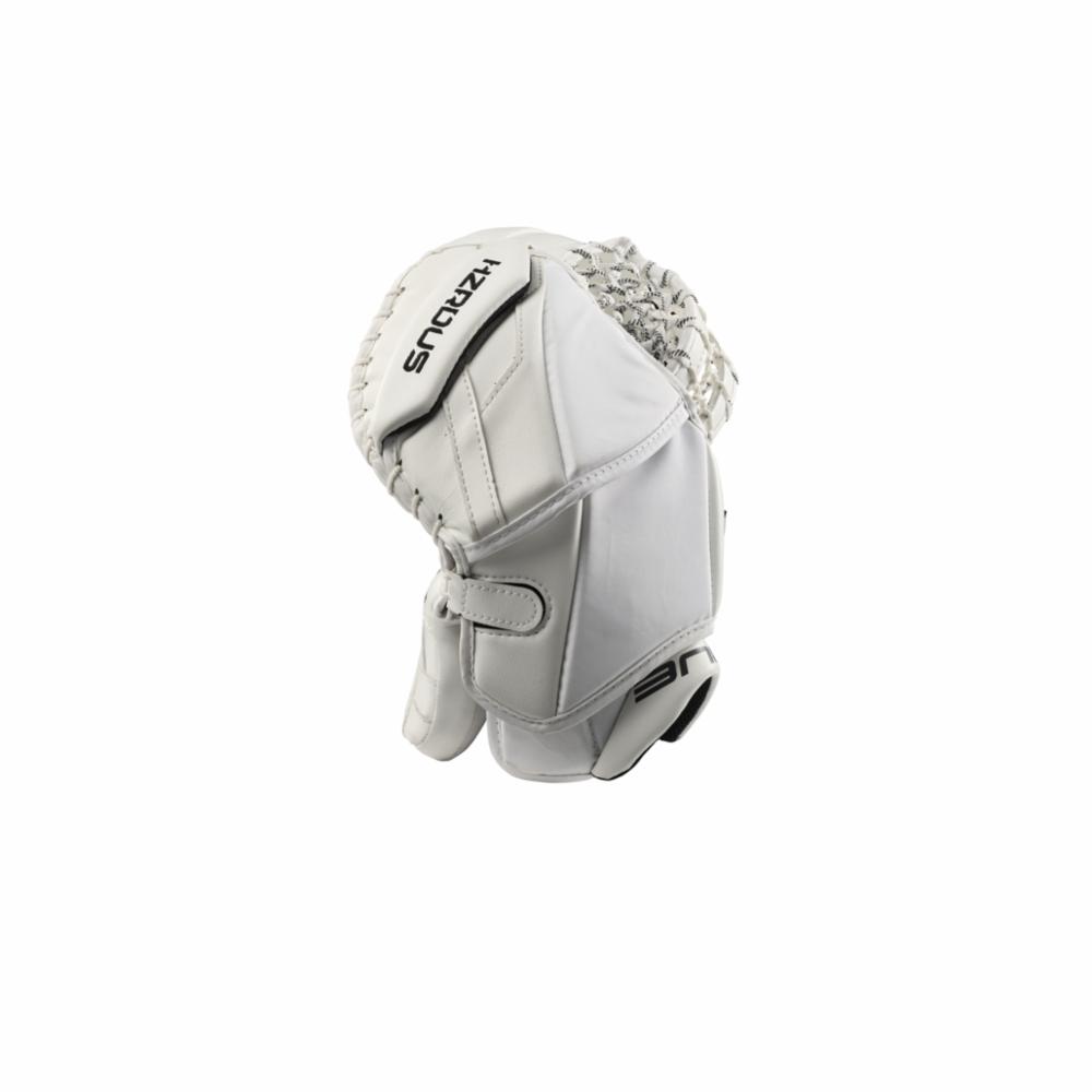 True Hzrdus 9X4 Sr Goalie Catcher Regular, White/Black