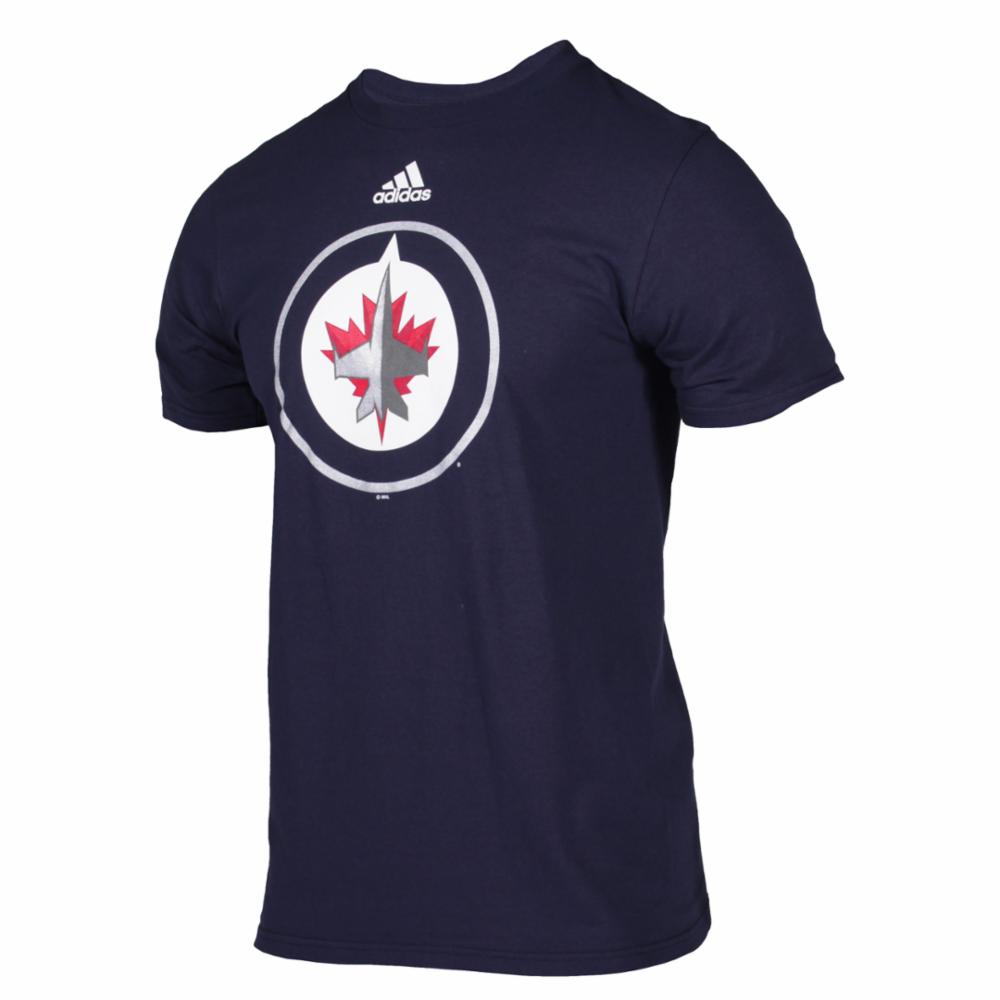 Adidas Silver NHL T-Paita, Winnipeg Jets, M