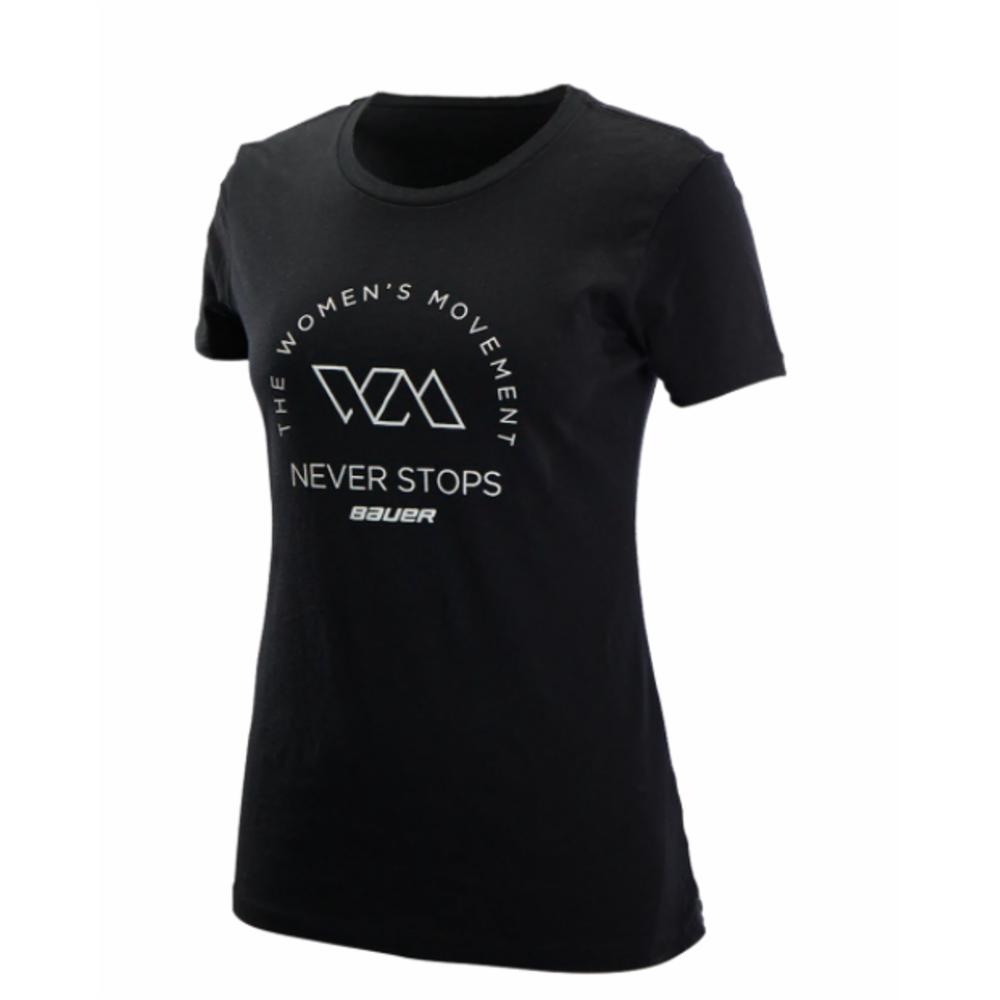 Bauer Women Movement T-Paita, S, Black