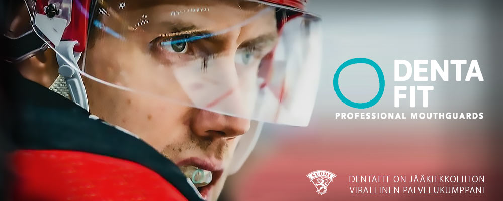 Dentafit saatavilla Hockey Basen kautta 30 päivän Dentafit tyytyväisyystakuulla