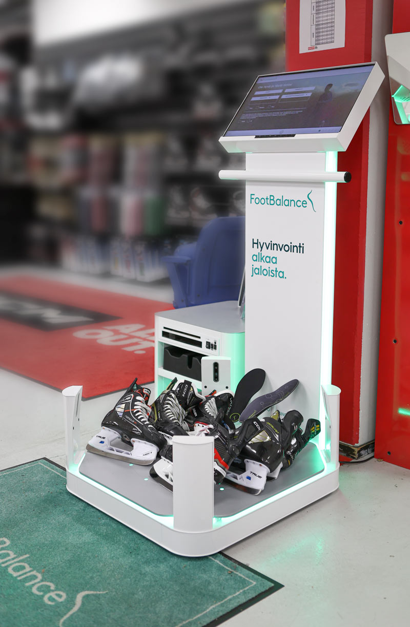 FootBalance jalka-analyysi kaikista Hockey Base myymälöistä!