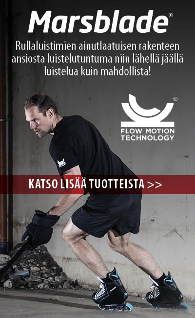 Marsblade rullaluistimet kesään ja teräkotelot luistimiin Hockey Basesta - Vie off-ice luistelusi seuraavalle tasolle!