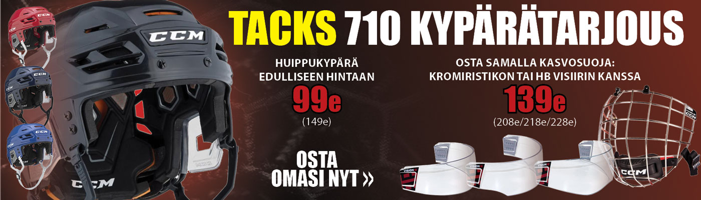CCM Tacks 710 kypärätarjous!