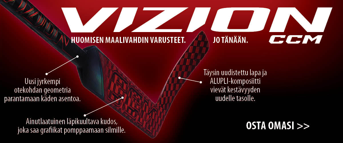 CCM Vizion maalivahdin maila nyt Hockey Basesta