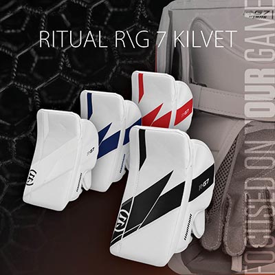 Warrior Ritual R\G7 maalivahdin KILVET NYT Hockey Basesta