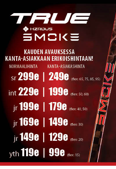 True Hzrdus Smoke kanta-asiakkaan erikoishintaan.
